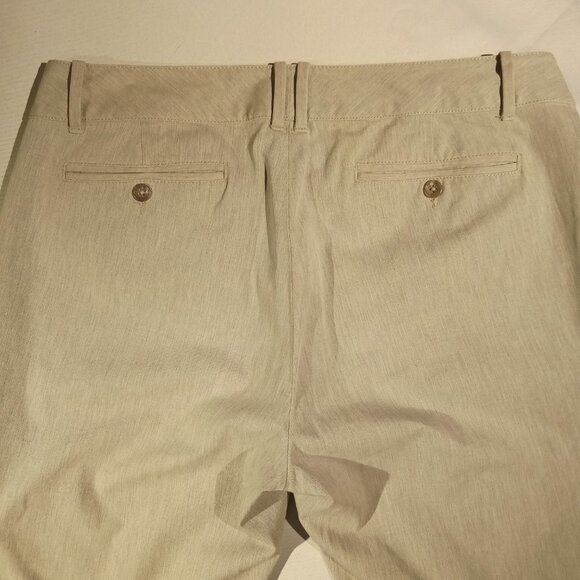 BANANA REPUBLIC Trousers  sz 12P  Light Heather Gray   Contoured Fit  Pants  EUC - Picture 8 of 12